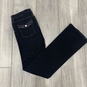 White House Black Market Black Jeans Boot Cut size 4R